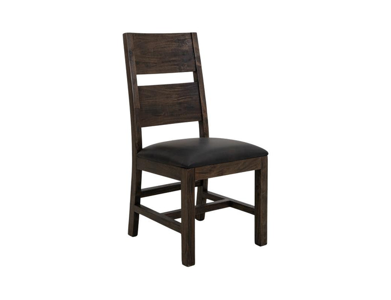 Dark Teak Wooden Chair - Barewood