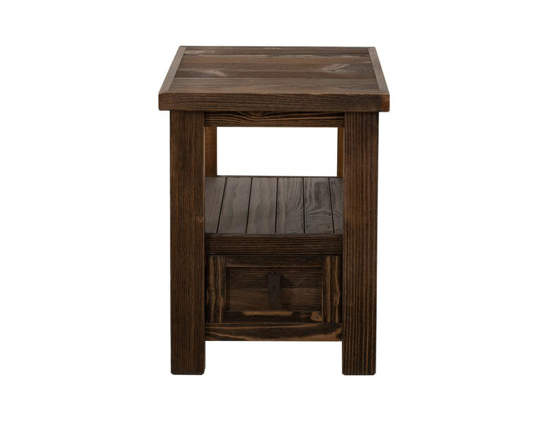 Dutton Chairside Table - Barewood
