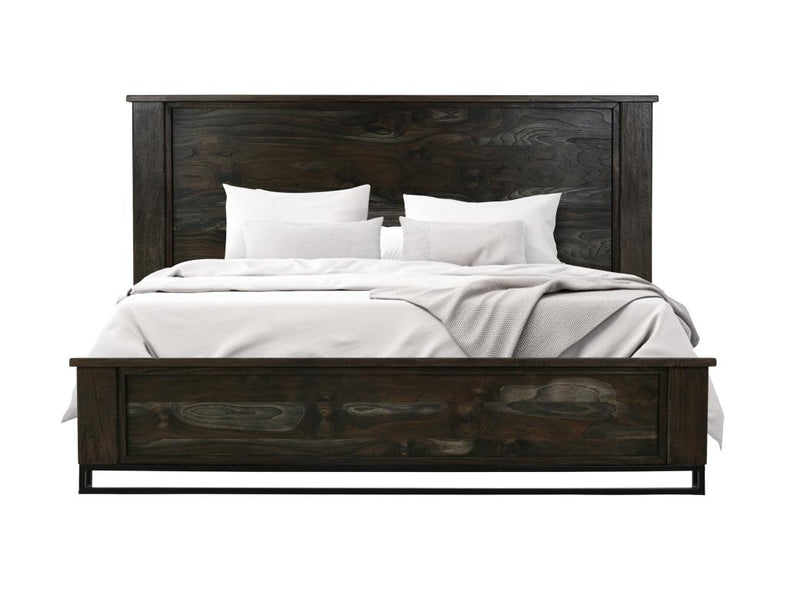 Dark Teak Bed - Barewood