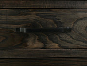 Dark Teak 2 Drawer Nightstand - Barewood
