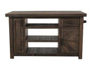 Dutton Kitchen Island - Barewood