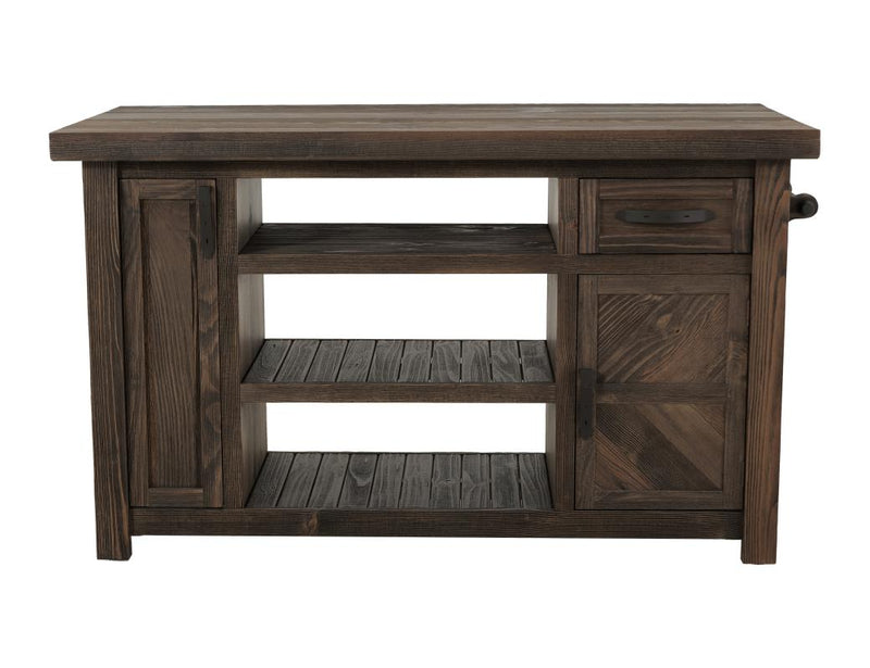 Dutton Kitchen Island - Barewood