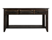 Dark Teak Sofa Table - Barewood
