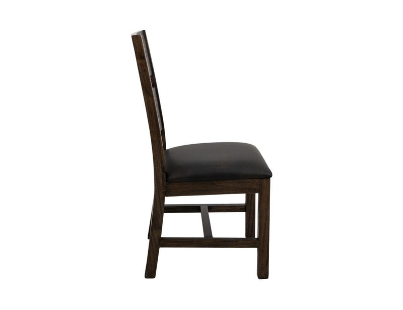 Dark Teak Wooden Chair - Barewood