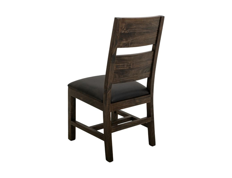 Dark Teak Wooden Chair - Barewood