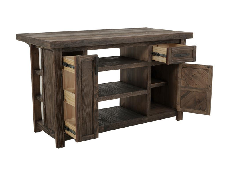 Dutton Kitchen Island - Barewood
