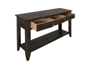Dark Teak Sofa Table - Barewood
