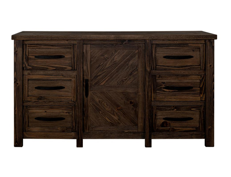 Dutton 6 Drawer Dresser - Barewood