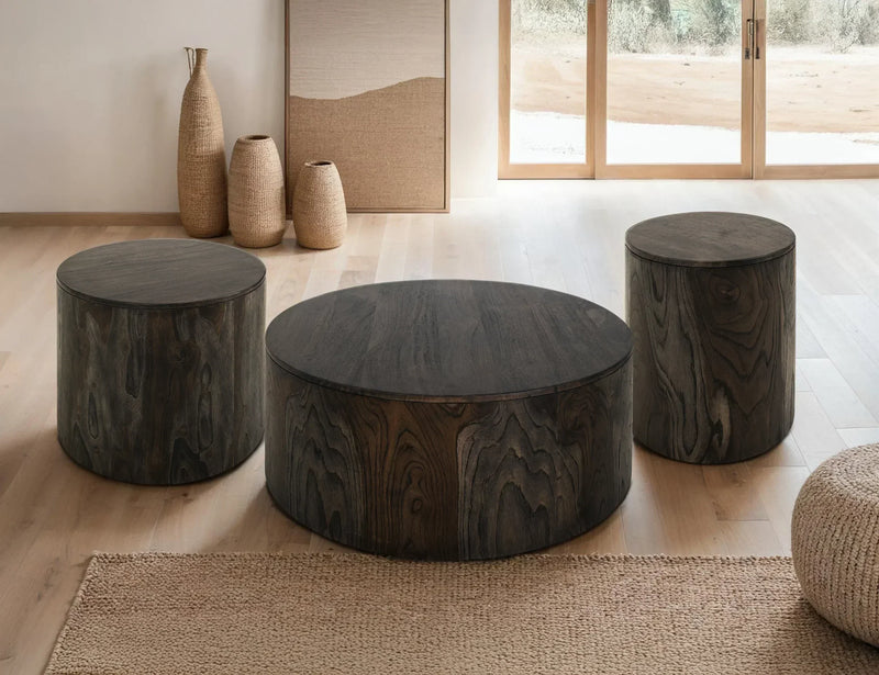 Balam  Black End Table