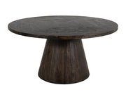 Balam Black round dining table alternate view