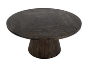 Balam Black 59 inch round dining table