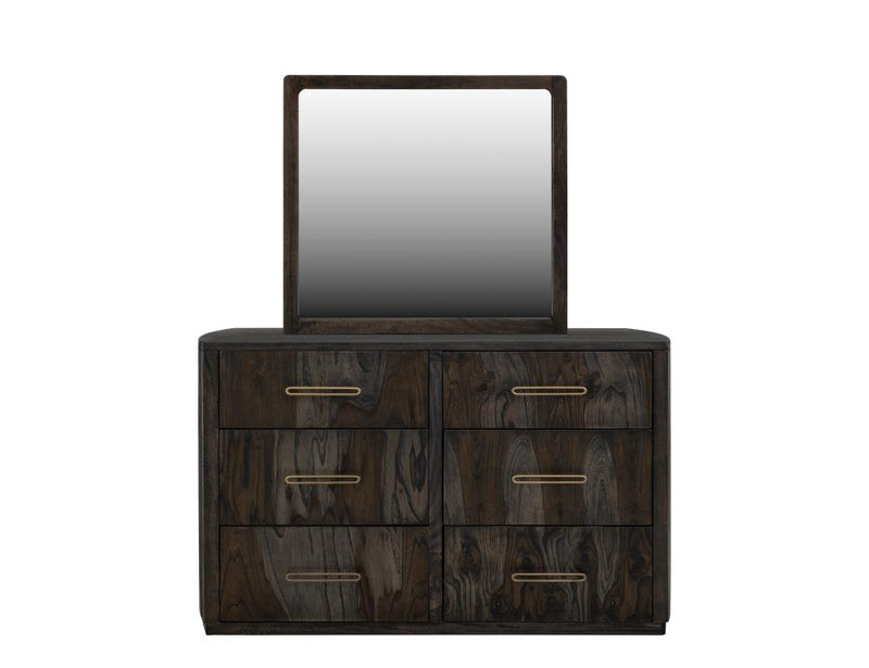 Balam Black Dresser with matching mirror