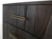 Balam Black Dresser wood grain detail