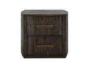 Balam Black Nightstand angled view