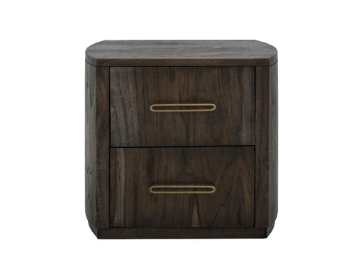 Balam Black Nightstand angled view