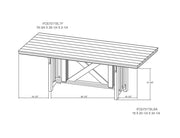 Dutton Dining Table - Barewood