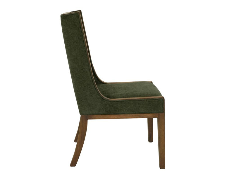 Mezquite Green Tall Back Dining Chair side