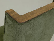 Mezquite Green Tall Back Dining Chair detail