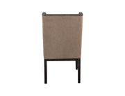 Balam Black High-Back Dining Chair detail