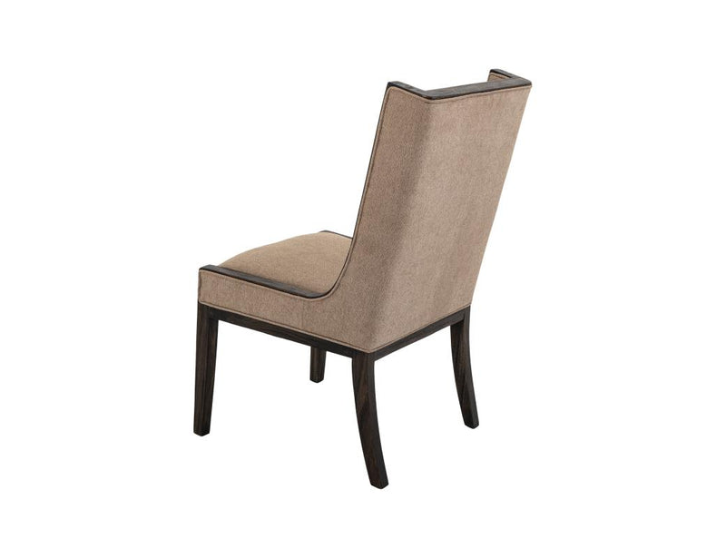 Balam Black High-Back Dining Chair back