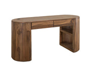 Balam Brown Desk full view