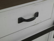 Pueblo White Kitchen Island detail