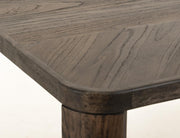 Balam Black Dining Table end view
