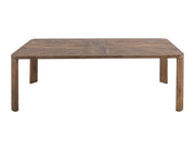 Balam Brown Dining Table angled view