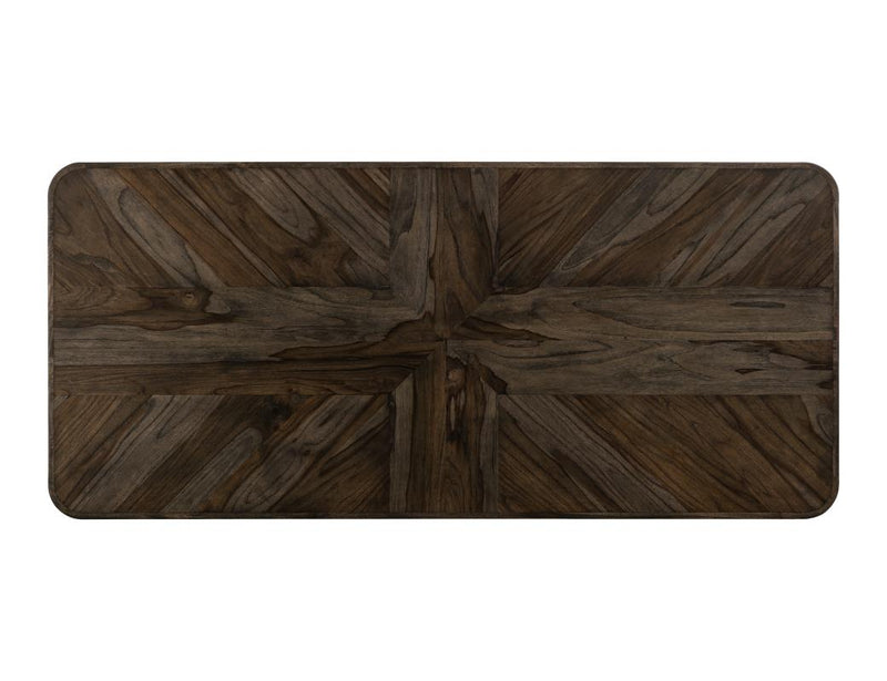 Balam Black Dining Table top detail