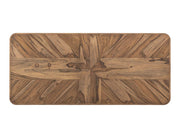 Balam Brown Dining Table top detail