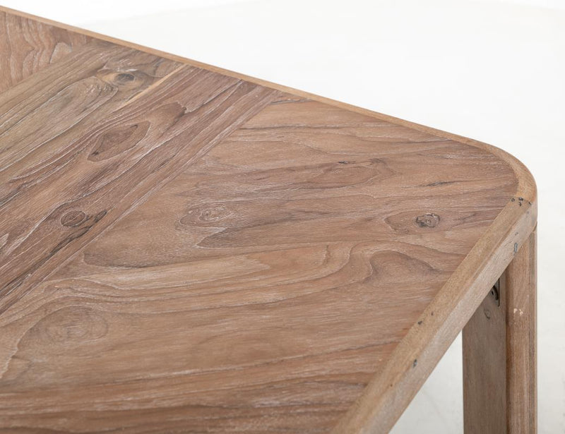 Balam White Dining Table detail