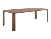 Balam Brown Dining Table, 86-inch rectangular, solid mango