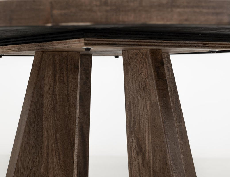 Natural Teca 47" Round Dining Table - Barewood