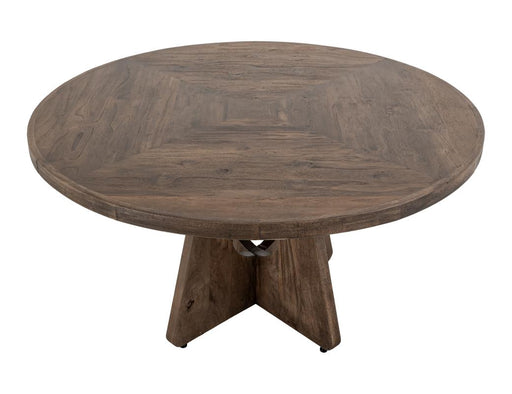 Natural Teca 47" Round Dining Table - Barewood
