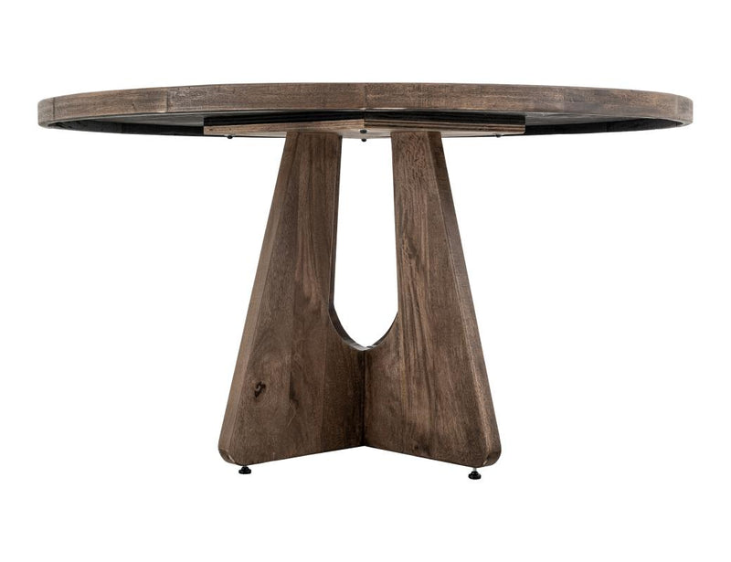 Natural Teca 47" Round Dining Table - Barewood