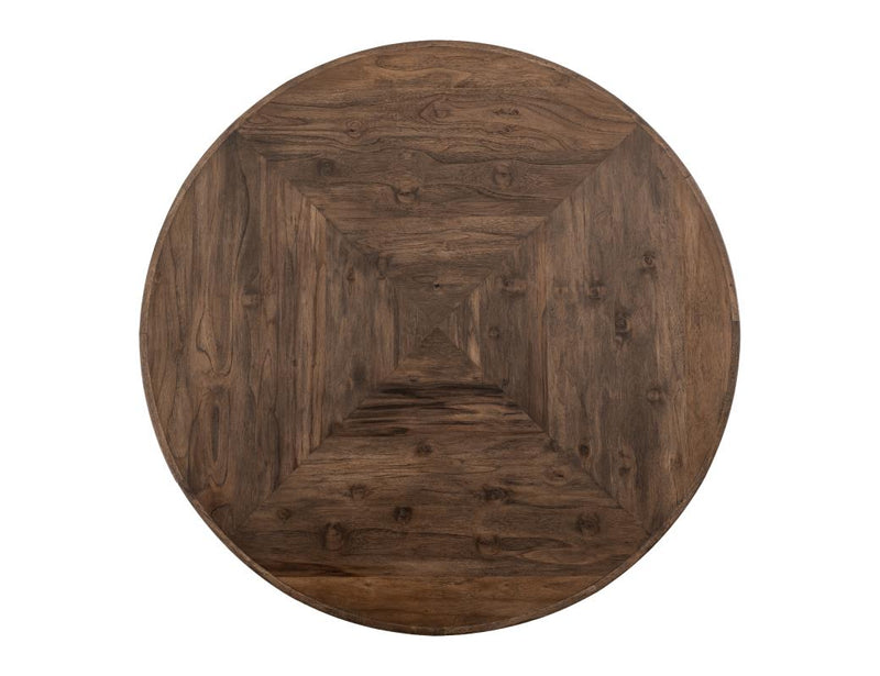 Natural Teca 55" Round Dining Table - Barewood