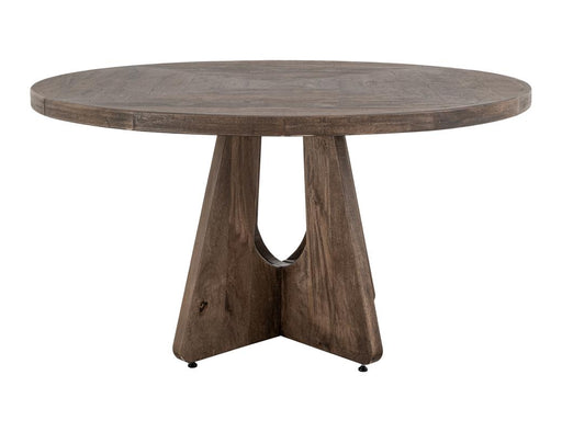 Natural Teca 55" Round Dining Table - Barewood