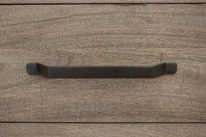 Natural Parota - drawer and handle detail