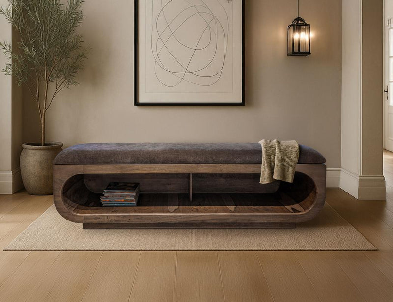 Balam Brown Bench