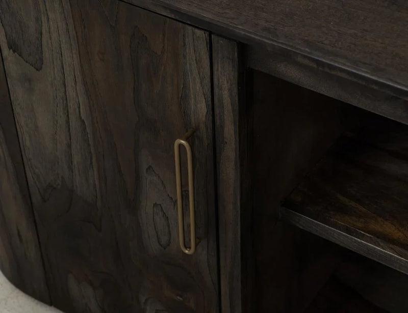 Balam Black Collection 2-Door Media Console