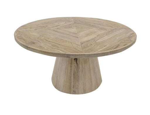Balam White 59 inch round dining table