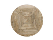 Balam White Round Dining Table styled setting