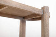 Balam White Bookcase shelf detail