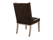 Balam White Upholstered Dining Chair detail
