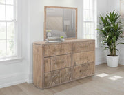Balam White Dresser angled view