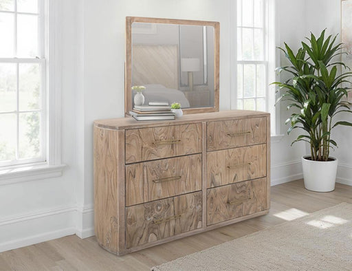 Balam White Dresser angled view