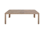 Balam White Dining Table angled view
