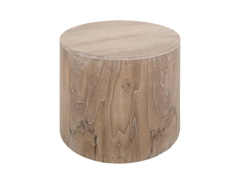 Balam White End Table