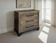 Loft Brown 3-Drawer Chest - alternate view