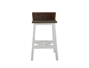 Pueblo White Stool detail